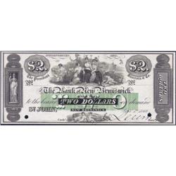 1868 $2 Bank of New Brunswick Proofs