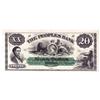 Image 1 : 1864 $20 The People’s Bank of Halifax