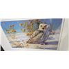 Image 3 : FRAMED SNOWY OWL 23"W X 19"H BY CYNTHIE FISHER