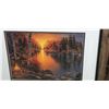 Image 2 : FRAMED SUNSET PRINT 27"W X 23"H BY DERK