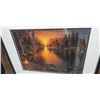 Image 3 : FRAMED CAMPFIRE AND SUNSET PRINT BY DERK