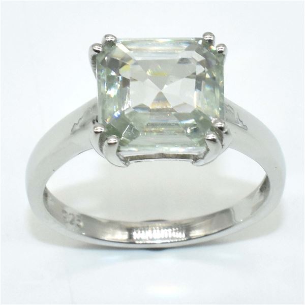 $850 Silver Moissanite(3.5ct) Ring