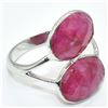 Image 2 : $200 Silver Dyed Ruby(11.7ct) Ring