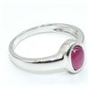 Image 2 : $200 Silver Ruby(0.75ct) Ring