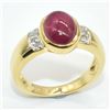 Image 1 : $200  Ruby Cz(1.8ct) Ring