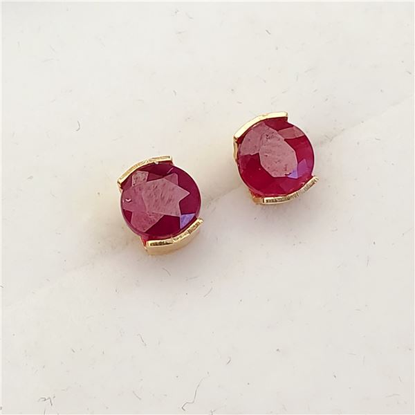 $240 14K  Ruby Earrings