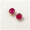 Image 3 : $240 14K  Ruby Earrings