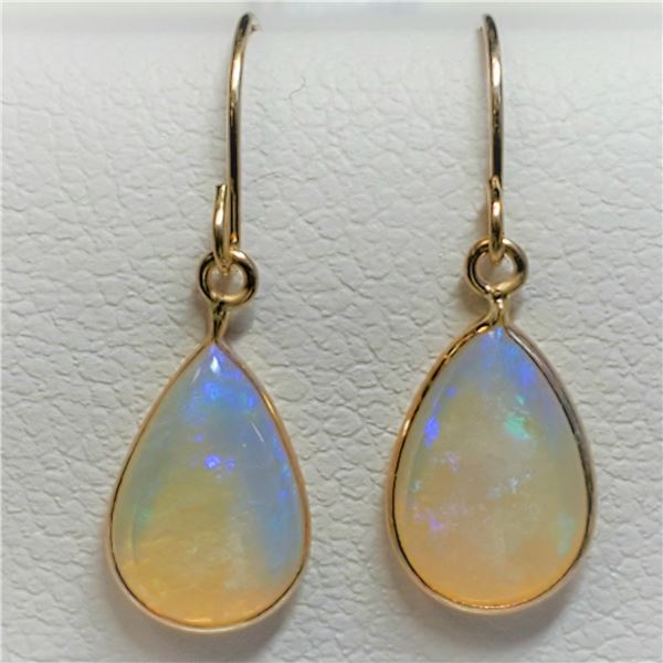 $800 14K  Opal(1.5ct) Earrings