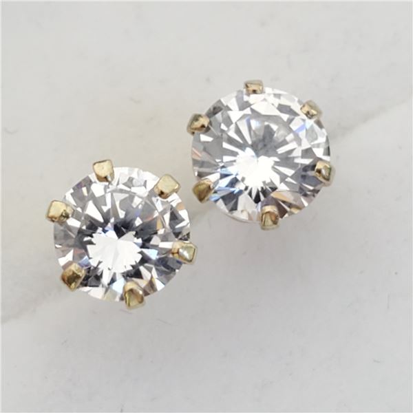 $400 10K  CZ Earrings