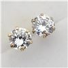 Image 1 : $400 10K  CZ Earrings