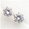 Image 2 : $400 10K  CZ Earrings