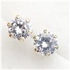 Image 2 : $400 10K  CZ Earrings