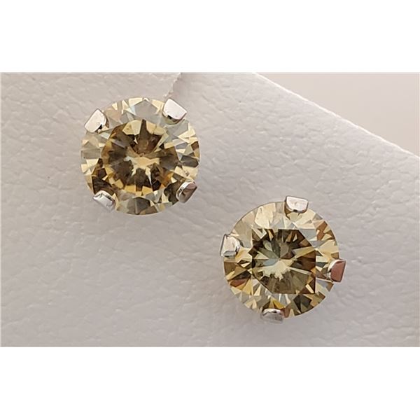 $1500 10K  Moissanite(1.5ct) Earrings