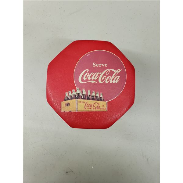 OCTOGNAL COCA COLA TIN