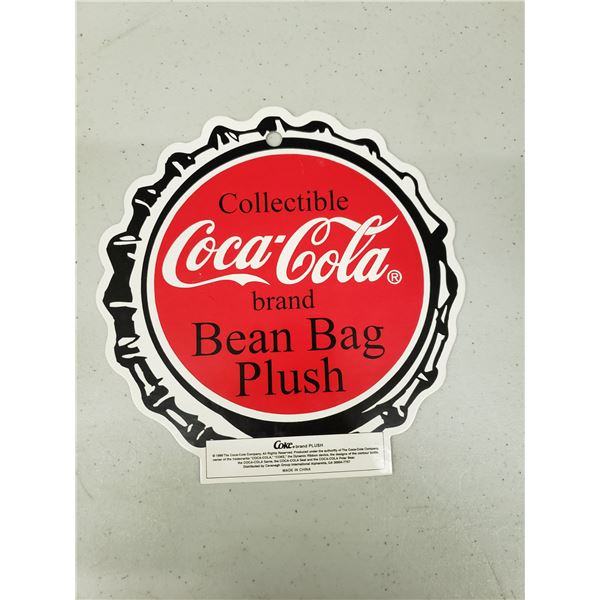 COCA COLA BEAN BAG PUSH TAG