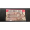 Image 1 : 1986 $2 CANADIAN UNCIRCULATED BILL EGR 2787580