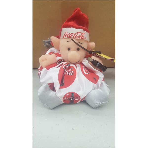 COCA COLA BEAN BAG PLUSH ELF