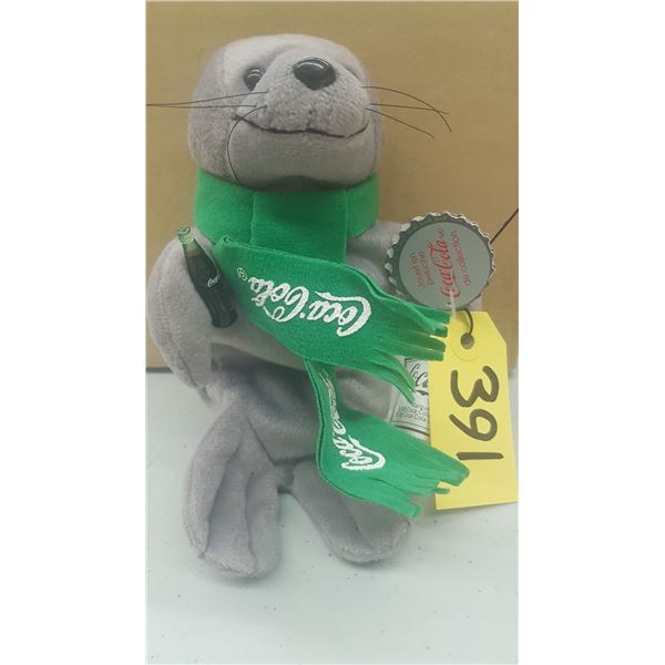 COCA COLA BEAN BAG PLUSH SEAL