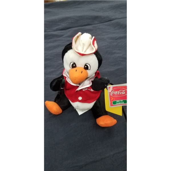 COCA COLA BEAN BAG PLUSH PENGUIN