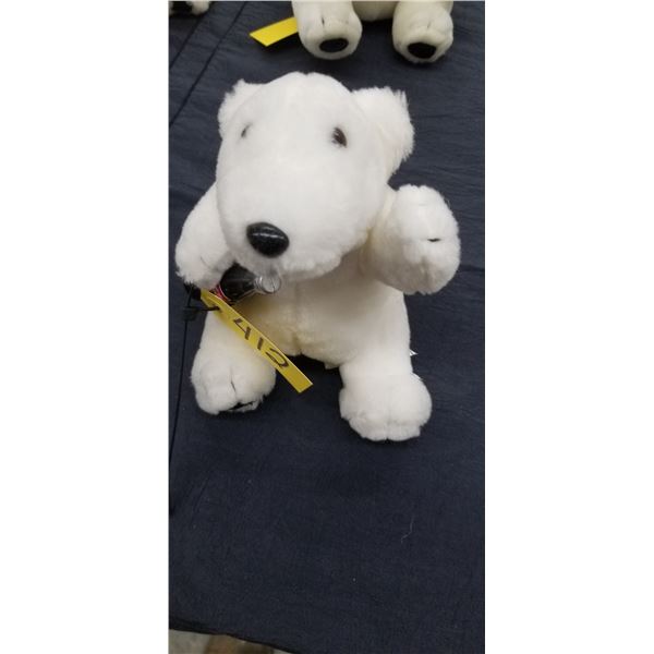 POLAR BEAR PLUSH WITH COCA COLA BOTTLE