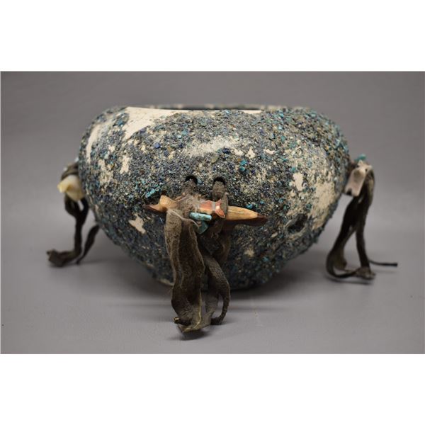 NATIVE AMERICAN ZUNI  FETISH POT