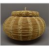 Image 1 : NATIVE AMERICAN PAPAGO BASKETRY CONTAINER