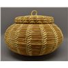 Image 2 : NATIVE AMERICAN PAPAGO BASKETRY CONTAINER