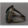 Image 2 : NATIVE AMERICAN NAVAJO SILVER AND TURQUOISE RING