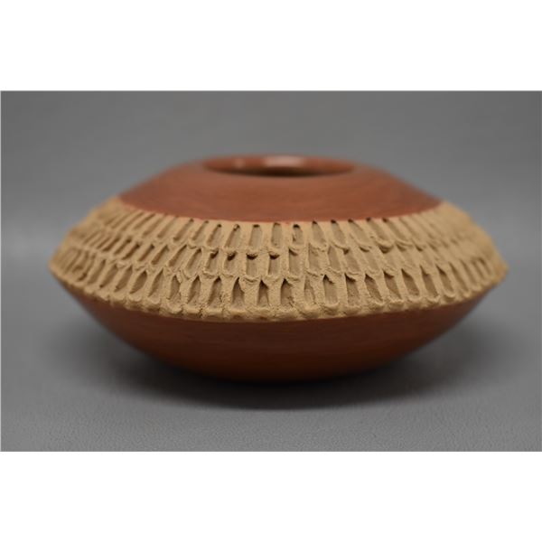 NATIVE AMERICAN JEMEZ POTTERY BOWL BY JUANITA FRAGUA