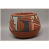 Image 2 : NATIVE AMERICAN SANTA CLARA POTTERY BOWL BY FLORA AND G