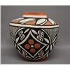 Image 1 : NATIVE AMERICAN ISLETA POTTERY VASE BY LUCY R JOJOLA