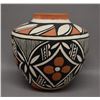 Image 2 : NATIVE AMERICAN ISLETA POTTERY VASE BY LUCY R JOJOLA