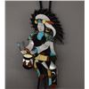 Image 2 : NATIVE AMERICAN ZUNI SILVER BOLO BY JONATHON BEYUKA