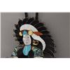 Image 3 : NATIVE AMERICAN ZUNI SILVER BOLO BY JONATHON BEYUKA