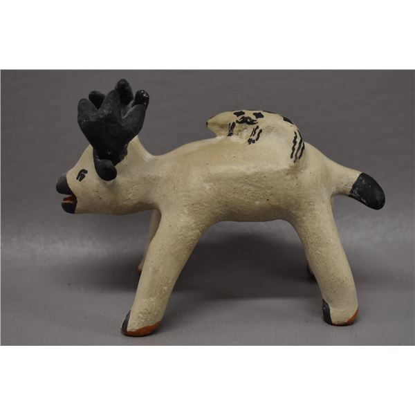 NATIVE AMERICAN COCHITI POTTERY DEER BY MARTHA ARGUERO