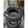 Image 2 : PAIR OF MOTOMASTER 215/75R15 INCH SNOW TIRES