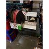 Image 1 : BOX OF POLISHING PADS, 3 LIGHT FIXTURES AND EXIT SIGN