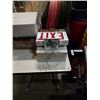 Image 2 : BOX OF POLISHING PADS, 3 LIGHT FIXTURES AND EXIT SIGN