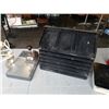 Image 3 : METAL ORGANIZER SHELF, BERRY PICKING SCOOP, METAL CASE, STAMP, AND 2 TIER CART
