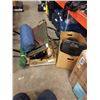 Image 1 : 2 BOXES WAGNER PAINT SPRAYER, CANDLE, FRAME PACK, CAMPING ITEMS