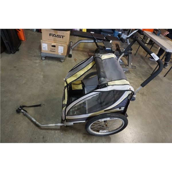 BELL BIKE TRAILER CONVERTS TO STROLLER