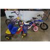 Image 1 : 3 KIDS BIKES AND KETTLER TRICYCLE WITH RUBBER AIR FILLED TIRES