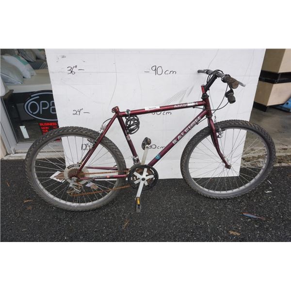 RED RALEIGH BIKE