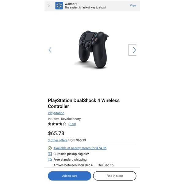 PLAYSTATION DUALSHOCK 4 WIRELESS CONTROLLER TESTED AND WORKING RETAIL $66