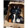 Image 2 : 2 BOXES OF DVDS, DVD PLAYER AND RECORDS