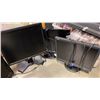 Image 3 : TV AND 4 COMPUTER MONITORS