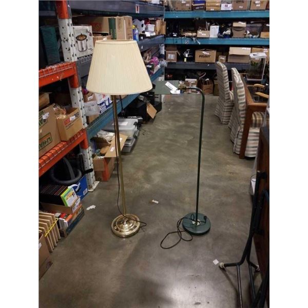 2 UNIQUE FLOOR LAMPS