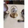 Image 2 : VINTAGE FONDUE POT, DOME CLOCK AND MEAT GRINDER
