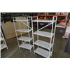 Image 2 : 2 GREY METAL 4 TIER SHELVES