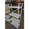 Image 3 : 2 GREY METAL 4 TIER SHELVES
